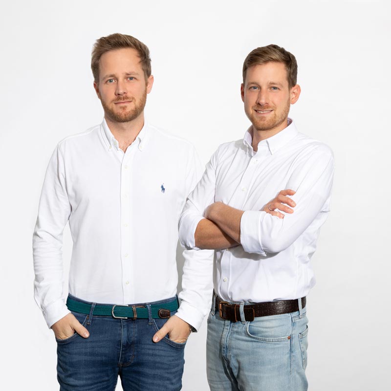 Die Geschäftsführer Henrik und Jan Schneider